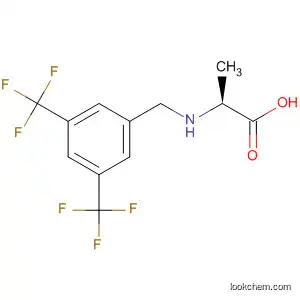 Molecular Structure of 849616-26-8 (b-Alanine, N-[[3,5-bis(trifluoromethyl)phenyl]methyl]-)