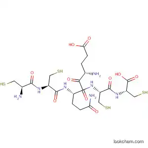 Molecular Structure of 849682-27-5 (L-Cysteine, L-cysteinyl-L-cysteinyl-L-a-glutamyl-L-glutaminyl-L-cysteinyl-)