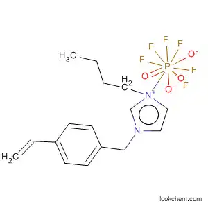 Molecular Structure of 849700-12-5 (1H-Imidazolium, 1-butyl-3-[(4-ethenylphenyl)methyl]-,
hexafluorophosphate(1-))