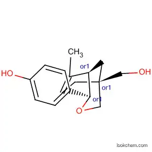 Molecular Structure of 849721-95-5 (3-Oxabicyclo[3.3.1]non-6-ene-1-methanol,
4-(4-hydroxyphenyl)-6-methyl-, (1R,4R,5R)-rel-)