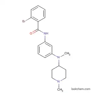 Molecular Structure of 850083-04-4 (Benzamide,
2-bromo-N-[3-[methyl(1-methyl-4-piperidinyl)amino]phenyl]-)