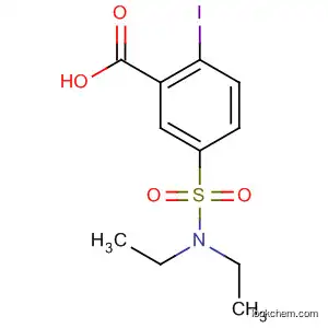 Molecular Structure of 850453-88-2 (Benzoic acid, 5-[(diethylamino)sulfonyl]-2-iodo-)