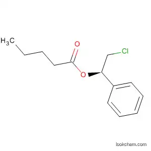 Molecular Structure of 109280-33-3 (Pentanoic acid, (1R)-2-chloro-1-phenylethyl ester)