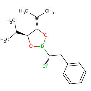 Molecular Structure of 109737-38-4 (1,3,2-Dioxaborolane,
2-[(1R)-1-chloro-2-phenylethyl]-4,5-bis(1-methylethyl)-, (4S,5S)-)