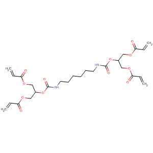 Molecular Structure of 119329-13-4 (11,14-Dioxa-2,9-diazaheptadec-16-enoic acid,
10,15-dioxo-12-[[(1-oxo-2-propenyl)oxy]methyl]-,
2-[(1-oxo-2-propenyl)oxy]-1-[[(1-oxo-2-propenyl)oxy]methyl]ethyl ester)