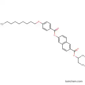 Molecular Structure of 119557-50-5 (2-Naphthalenecarboxylic acid, 6-[[4-(nonyloxy)benzoyl]oxy]-,
1-methylpropyl ester)