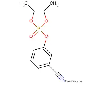 Molecular Structure of 120579-21-7 (Phosphoric acid, 3-cyanophenyl diethyl ester)