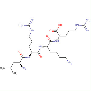 Molecular Structure of 124690-12-6 (L-Arginine, L-leucyl-L-arginyl-L-lysyl-)