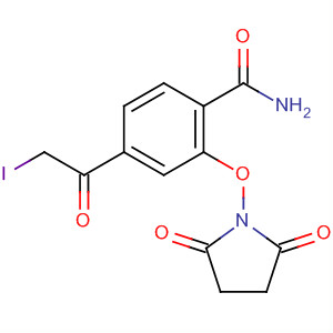 Molecular Structure of 128906-09-2 (2,5-Pyrrolidinedione, 1-[[amino-4-(iodoacetyl)benzoyl]oxy]-)