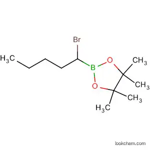 Molecular Structure of 130762-58-2 (1,3,2-Dioxaborolane, 2-(1-bromopentyl)-4,4,5,5-tetramethyl-)