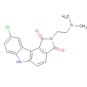 Pyrrolo[3,4-c]carbazole-1,3(2H,6H)-dione, 9-chloro-2-[2-(dimethylamino)ethyl]-