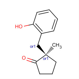 Cyclopentanone, 2-[(R)-hydroxyphenylmethyl]-2-methyl-, (2R)-rel-