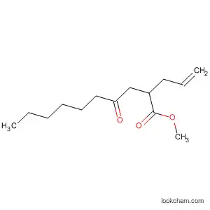 Molecular Structure of 146515-28-8 (Decanoic acid, 4-oxo-2-(2-propenyl)-, methyl ester)