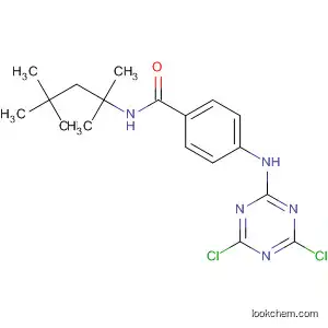 Benzamide,
4-[(4,6-dichloro-1,3,5-triazin-2-yl)amino]-N-(1,1,3,3-tetramethylbutyl)-