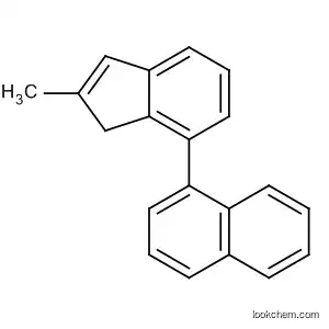 Molecular Structure of 154380-68-4 (Naphthalene, 1-(2-methyl-1H-inden-7-yl)-)