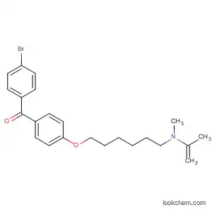 Molecular Structure of 161582-09-8 (Methanone,
(4-bromophenyl)[4-[[6-(methyl-2-propenylamino)hexyl]oxy]phenyl]-)