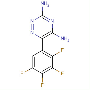 Molecular Structure of 191872-72-7 (1,2,4-Triazine-3,5-diamine, 6-(2,3,4,5-tetrafluorophenyl)-)