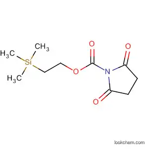 Molecular Structure of 195986-80-2 (1-Pyrrolidinecarboxylic acid, 2,5-dioxo-, 2-(trimethylsilyl)ethyl ester)