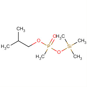 Molecular Structure of 199116-09-1 (Phosphonic acid, methyl-, 2-methylpropyl trimethylsilyl ester)
