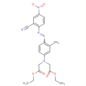 Glycine,  N-[4-[(2-cyano-4-nitrophenyl)azo]-3-methylphenyl]-N-(2-ethoxy-2-oxoeth  yl)-, ethyl ester
