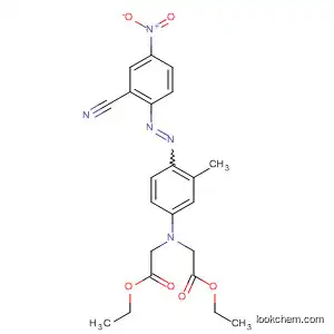 Molecular Structure of 213831-49-3 (Glycine,
N-[4-[(2-cyano-4-nitrophenyl)azo]-3-methylphenyl]-N-(2-ethoxy-2-oxoeth
yl)-, ethyl ester)