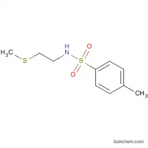 Molecular Structure of 28200-41-1 (Benzenesulfonamide, 4-methyl-N-[2-(methylthio)ethyl]-)