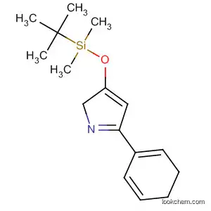 Molecular Structure of 388581-97-3 (2H-Pyrrole,
3-[[(1,1-dimethylethyl)dimethylsilyl]oxy]-3,4-dihydro-5-phenyl-, (3R)-)