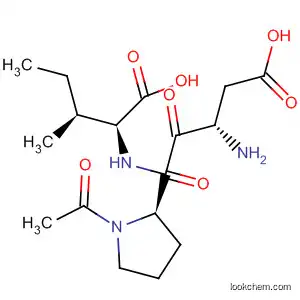 Molecular Structure of 457895-22-6 (L-Isoleucine, N-acetyl-L-a-aspartyl-L-prolyl-)