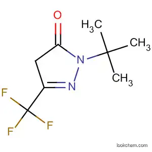 Molecular Structure of 468743-27-3 (3H-Pyrazol-3-one, 2-(1,1-dimethylethyl)-2,4-dihydro-5-(trifluoromethyl)-)