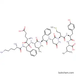 Molecular Structure of 474775-22-9 (L-Leucine,
L-lysyl-L-a-glutamyl-L-phenylalanyl-L-leucyl-L-phenylalanyl-L-asparaginyl-L
-methionyl-L-tyrosyl-)