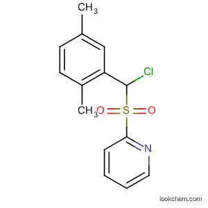 Molecular Structure of 478620-11-0 (Pyridine, 2-[[chloro(2,5-dimethylphenyl)methyl]sulfonyl]-)