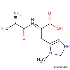 Molecular Structure of 5792-96-1 (L-Histidine, L-alanyl-3-methyl-)