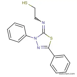 Molecular Structure of 670261-46-8 (Ethanethiol, 2-[(3,5-diphenyl-1,3,4-thiadiazol-2(3H)-ylidene)amino]-)