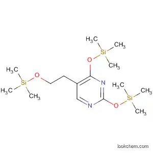 Molecular Structure of 69265-07-2 (Pyrimidine, 2,4-bis[(trimethylsilyl)oxy]-5-[2-[(trimethylsilyl)oxy]ethyl]-)