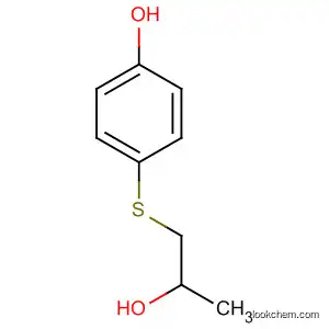 Molecular Structure of 69274-28-8 (Phenol, 4-[(2-hydroxypropyl)thio]-)