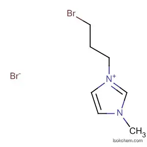 Molecular Structure of 69445-00-7 (1H-Imidazolium, 1-(3-bromopropyl)-3-methyl-, bromide)