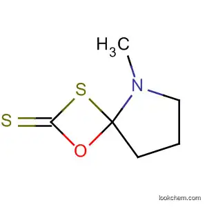Molecular Structure of 736139-52-9 (1-Oxa-3-thia-5-azaspiro[3.4]octane-2-thione, 5-methyl-)