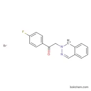 Molecular Structure of 754214-11-4 (Phthalazinium, 2-[2-(4-fluorophenyl)-2-oxoethyl]-, bromide)