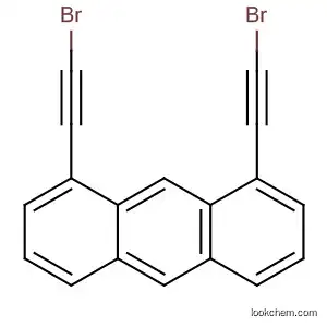 Molecular Structure of 778649-20-0 (Anthracene, 1,8-bis(bromoethynyl)-)