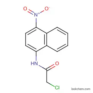 Molecular Structure of 86831-00-7 (Acetamide, 2-chloro-N-(4-nitro-1-naphthalenyl)-)