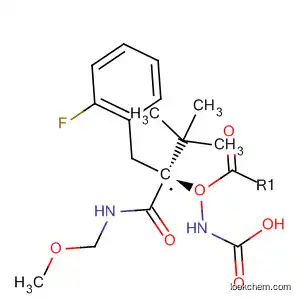 Molecular Structure of 870192-50-0 (Carbamic acid,
[(1S)-1-[(2-fluorophenyl)methyl]-2-(methoxymethylamino)-2-oxoethyl]-,
1,1-dimethylethyl ester)