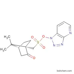 Bicyclo[2.2.1]heptan-2-one,
7,7-dimethyl-1-[[(1H-1,2,3-triazolo[4,5-b]pyridin-1-yloxy)sulfonyl]methyl]-,
(1S,4R)-