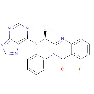 5-Fluoro-3-phenyl-2-[(1S)-1-(1H-purin-6-ylaMino)ethyl]-4(3H)-quinazolinone(870281-17-7)