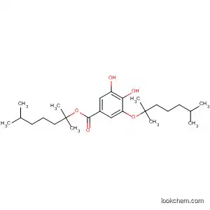 Molecular Structure of 870291-39-7 (Benzoic acid, 3,4-dihydroxy-5-[(1,1,5-trimethylhexyl)oxy]-,
1,1,5-trimethylhexyl ester)