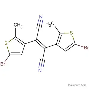 Molecular Structure of 875148-50-8 (2-Butenedinitrile, 2,3-bis(5-bromo-2-methyl-3-thienyl)-, (2E)-)