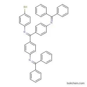 Molecular Structure of 875208-51-8 (Benzenethiol,
4-[[bis[4-[(diphenylmethylene)amino]phenyl]methylene]amino]-)