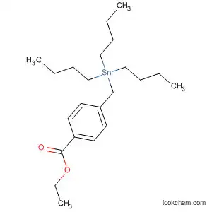 Molecular Structure of 875556-34-6 (Benzoic acid, 4-[(tributylstannyl)methyl]-, ethyl ester)
