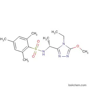 Benzenesulfonamide,
N-[(1R)-1-(4-ethyl-5-methoxy-4H-1,2,4-triazol-3-yl)ethyl]-2,4,6-trimethyl-