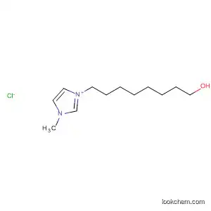Molecular Structure of 875574-09-7 (1H-Imidazolium, 1-(8-hydroxyoctyl)-3-methyl-, chloride)