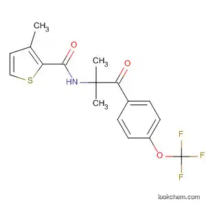 2-Thiophenecarboxamide,
N-[1,1-dimethyl-2-oxo-2-[4-(trifluoromethoxy)phenyl]ethyl]-3-methyl-